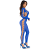 Leg Avenue - Bodystocking Cheville Reckless Bleu Royal